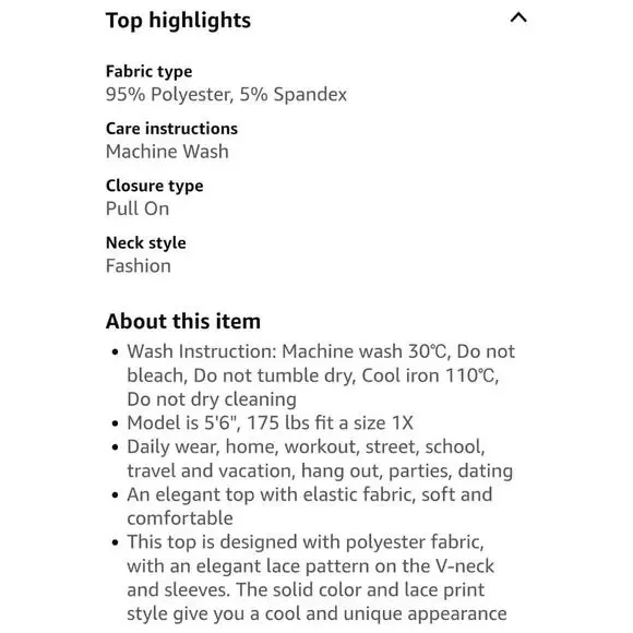 Agnes Orinda Plus Size Top Women V Neck Green Short Sleeve Elegant Lace Sz 3XL - Picture 8 of 9